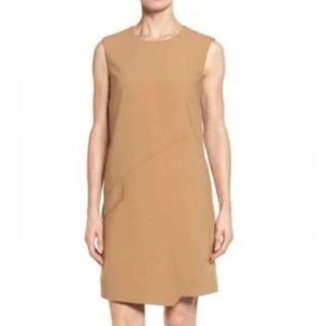 Halogen Tan Sleeveless Mini Dress